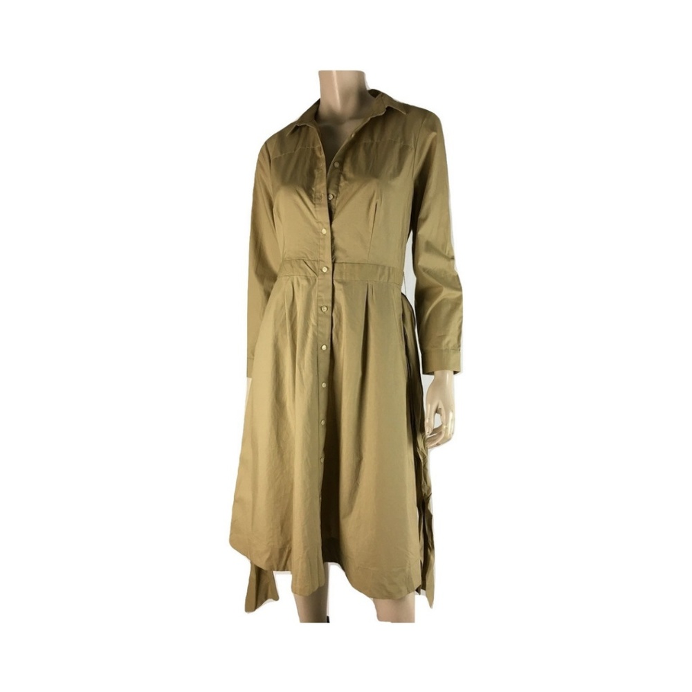 J.CREW Cotton Poplin Waist-Tie Shirt Dress NWT 8 - Picture 5 of 8